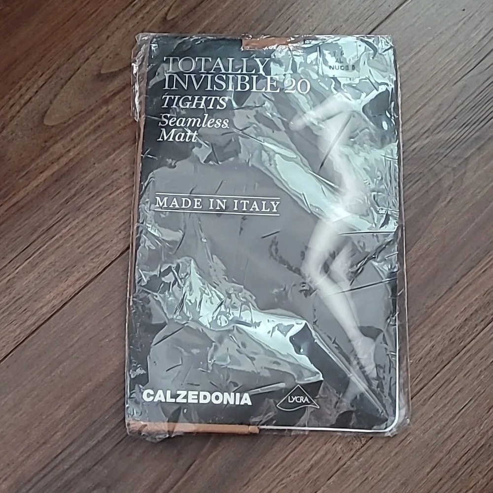 Calzedonia Totally Invisible 20 tights Seamless Matt Skin Color New